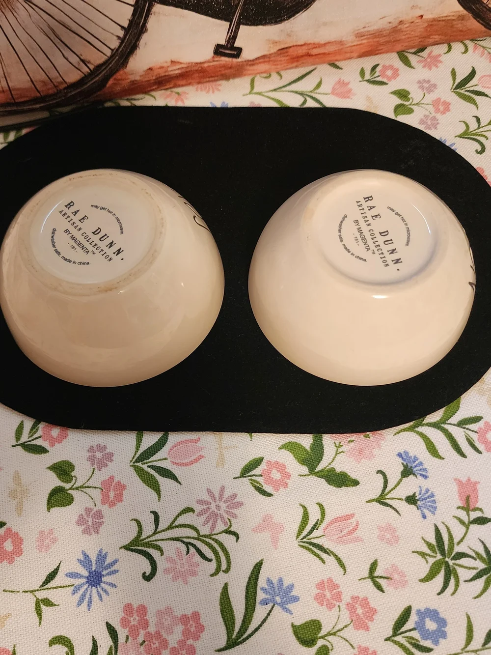 Rae Dunn White Ceramic 'HERBS' & 'SEASON' Bowls